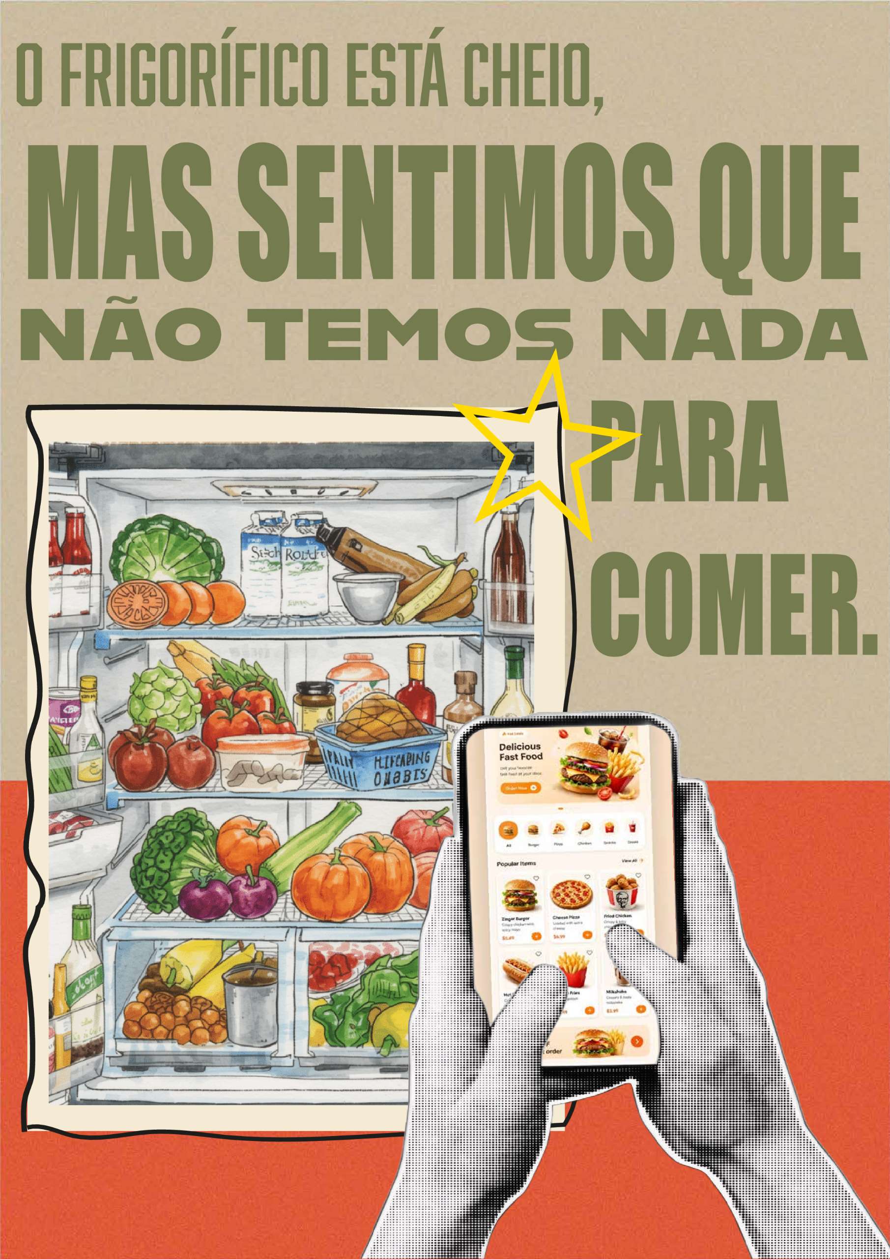 CHEIO DE TUDO, VAZIO DE IDEIAS — Cartaz de comunicação social